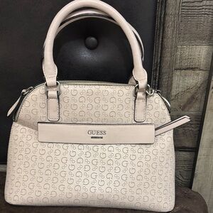 GUESS Blush Monogram Satchel